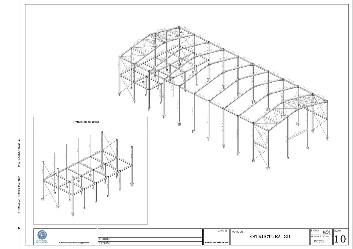 Estructura metálica 3D para proyectos industriales en Almería — Novantis Ingeniería